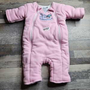 Baby Merlin's Magic Sleepsuit Pink Large